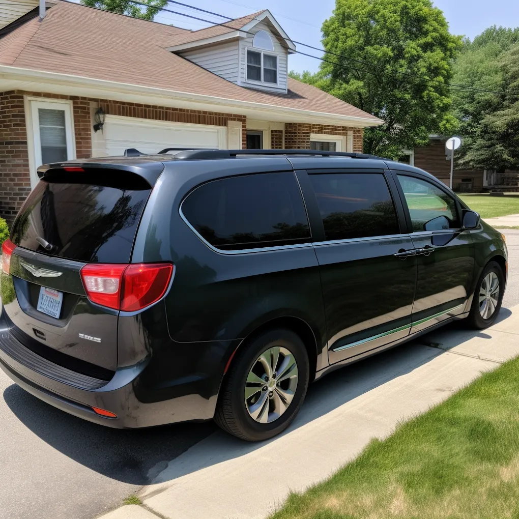 SUV with dark window tint completed in Miami-Dade